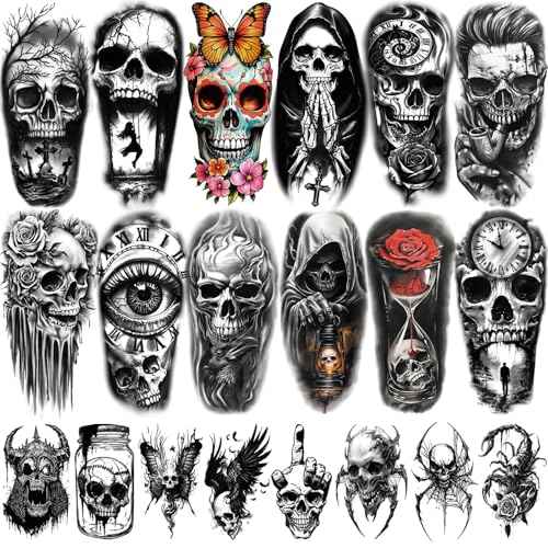 Custom logo Rose Snake Printing Body Adult Flowers Temporary Sexy Lower Back Tattoos Sticker Waterproof Tattoo Stickers for Men